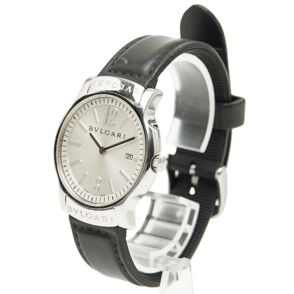 Bvlgari Belt Solotempo Silver Black main image 6